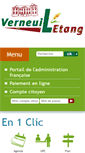 Mobile Screenshot of mairie-verneuil77.fr